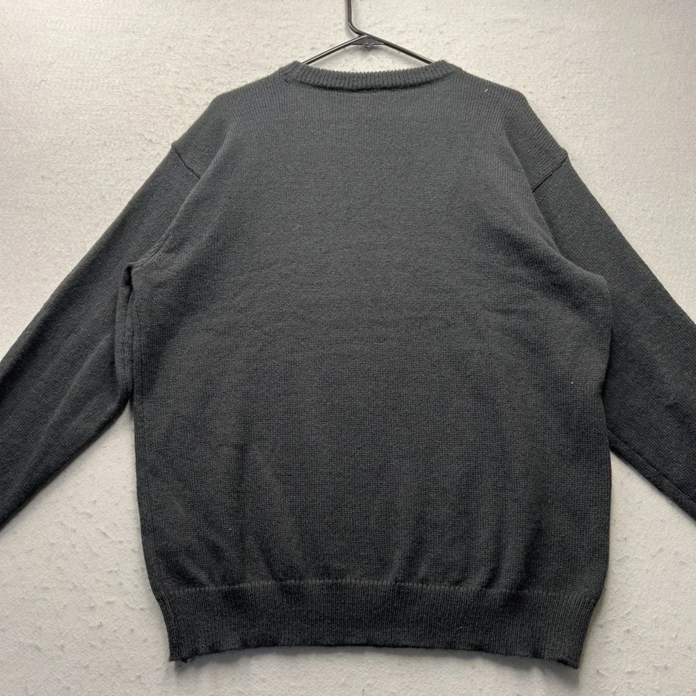 Chicago Bulls NBA Sweater Mens By Ultra Game Size M Black Crewneck